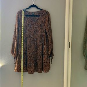 Leopard print dress, size M